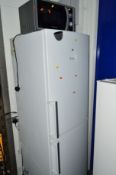 A BOSCH EXXCEL TALL STANDING FRIDGE FREEZER and a Morphy Richards 800w microwave (2)