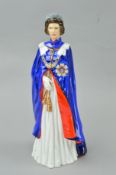 A BOXED ROYAL DOULTON LIMITED EDITION FIGURE, 'To Celebrate The 30th Anniversary of the Coronation