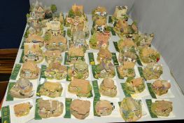 THIRTY NINE LILLIPUT LANE SCULPTURES FROM BRITISH COLLECTION (black backstamps) to include 'Full