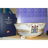 A BOXED LIMITED EDITION WEDGWOOD 'THE THAMES BOWL', No 273/500, complete with box and information