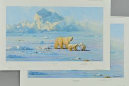 DAVID SHEPHERD (1931-2017) 'POLAR BEAR COUNTRY', two limited edition prints 83 and 86/950, signed