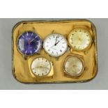 AN ASSORTED GENT'S WATCH COLLECTION, five watches to include an early 20th Century 9ct gold gent's