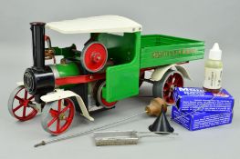 AN UNBOXED MAMOD LIVE STEAM WAGON, No.SW1, not tested, complete with accessories and fuel