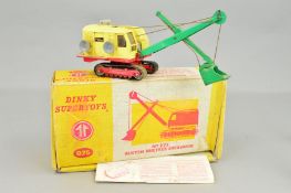 A BOXED DINKY SUPERTOYS RUSTON BUCYRUS 38-RB EXCAVATOR, No.975, appears complete and in working