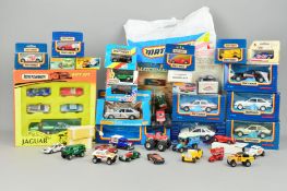 A QUANTITY OF BOXED AND UNBOXED MATCHBOX DIECAST VEHICLES, mainly later issues