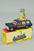 A BOXED DINKY TOYS FIAT 2300 PATHE NEWS CAMERA CAR, No.281, appears complete and in very lightly