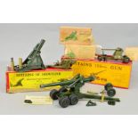A BOXED BRITAINS 155MM GUN, No.2064, appears largely complete with instructions, all accessories and