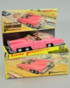 A BOXED DINKY TOYS LADY PENELOPE'S FAB1, No.100, earlier version with pink stripes to canopy,