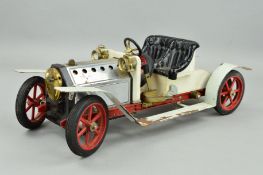 AN UNBOXED MAMOD LIVE STEAM ROADSTER, No.SA1, not tested, missing all accessories except burner,