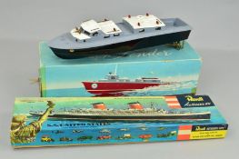 A BOXED VICTORY INDUSTRIES BATTERY POWERED VOSPER R.A.F. CRASH TENDER, not tested, missing various
