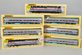 TWO BOXED BACHMANN HO GAUGE E60CP ELECTRIC LOCOMOTIVES, No.951, Amtrak silver, red and blue