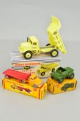 A BOXED DINKY SUPERTOYS EUCLID REAR DUMP TRUCK, No.965, lightly playworn condition, some minor paint