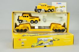 A BOXED CORGI CLASSICS BUILDING BRITAIN RANGE SCAMMELL CONSTRUCTOR, (x2), with 24 wheel girder