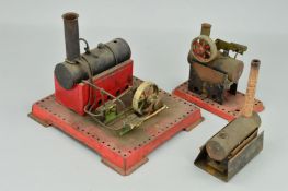 AN UNBOXED MAMOD TWIN CYLINDER LIVE STEAM ENGINE, No.SE3, not complete and not tested, not complete,