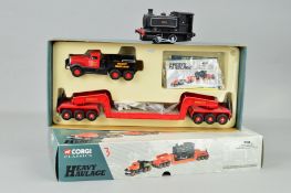 A BOXED CORGI CLASSICS HEAVY HAULAGE RANGE DIAMOND T BALLAST, with 24 wheel girder trailer and