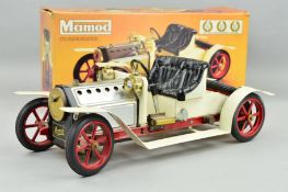 A BOXED MAMOD LIVE STEAM ROADSTER, No.SA1, not tested but appears complete with all accessories