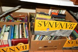 SEVEN BOXES OF BOOKS, VARIOUS SUBJECTS