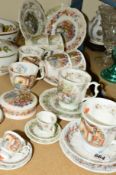 ROYAL DOULTON BRAMLEY HEDGE TEAWARES ETC, to include miniature 'Winter' and 'Summer' trios,