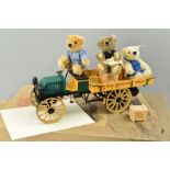 A BOXED STEIFF LIMITED EDITION 'DELIVERY CART WITH TEDDY BEARS', No 0082/1200, No 038914, cart