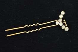 AN EDWARDIAN HAIR PIN