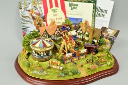 A LARAGE BOXED LIMITED EDITION LILLIPUT LANE SCULPTURE, 'All the Fun of the Fair' L2617, No113/
