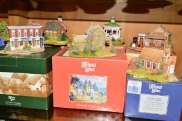 SIX BOXED LILLIPUT LANE AMERICAN SCULPTURES, to include four from American Landmarks Collection '