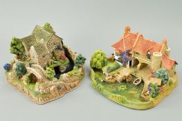 TWO BOXED LILLIPUT LANE SCULPTURES to include 'Pull's Ferry' L2828, No 855/1250, with certificate