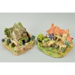 TWO BOXED LILLIPUT LANE SCULPTURES to include 'Pull's Ferry' L2828, No 855/1250, with certificate