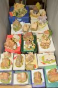 TWENTY THREE LILLIPUT LANE SCULPTURES FROM SOUTH EAST COLLECTION (15 BOXED), to include 'John
