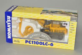 A BOXED JOAL KOMATSU PC1100 LC-6 MATERIAL HANDLER, No.292, 1/50 scale, model appears complete and in