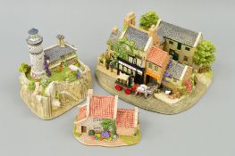 THREE BOXED LILLIPUT LANE SCULPTURES, limited edition 'Last Orders' L2795, No94/595 (