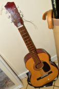 A JAPANESE SOGO 170 ACOUSTIC GUITAR, with soft carry case