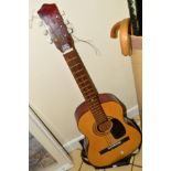 A JAPANESE SOGO 170 ACOUSTIC GUITAR, with soft carry case