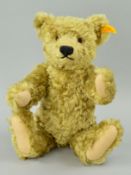 A STEIFF 1920 TEDDY BEAR REPLICA, No000737, golden mohair, fully jointed, growler, approximate