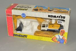 A BOXED JOAL COMPACT KOMATSU PC400 LC-5 EXCAVATOR, No.186, 1/32 scale, model appears complete and in