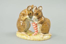 A ROYAL ALBERT BEATRIX POTTER FIGURE GROUP, 'The Christmas Stocking'