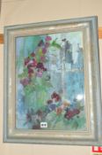 G.JOHN BLOCKLEY (BRITISH 1921-2002) 'Window Box' a pastel study of flowers by a window, signed