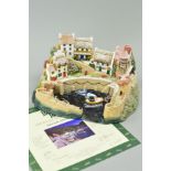 A BOXED LIMITED EDITION LILLIPUT LANE SCULPTURE, 'Yuletide Harbour' L2886, limited edition No.074,
