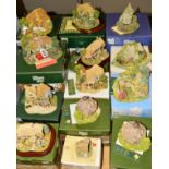 THIRTEEN BOXED LILLIPUT LANE SCULPTURES FROM COLLECTORS CLUB/ANNIVERSARY EDITIONS, to include 'Pen