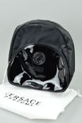 A VERSACE PARFUMS BACK PACK IN BLACK