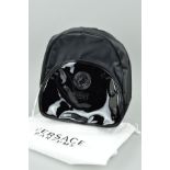 A VERSACE PARFUMS BACK PACK IN BLACK