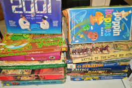 A COLLECTION OF BOARD GAMES, to include Waddingtons 'Totopoly', 'Go', 'Blast-Off', 'Battle of the