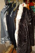 VARIOUS WOMENS CLOTHING, mostly from Marks and Spencer, sizes 10 or S, to include a H.F.Greenfield &