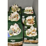 SIX BOXED LILLIPUT LANE SCULPTURES FROM CHRISTMAS SPECIAL EDITIONS, 'The First Noel' 1999, 'The