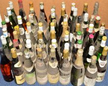 A LARGE COLLECTION OF OLD EUROPEAN WHITE, ROSE AND SPARKLING WINE, including French, German,