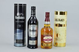 TWO BOTTLES OF SINGLE MALT, to include a bottle of Glenfiddich Caoran Reserve Pure Single Malt