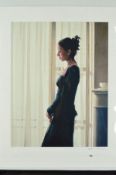 JACK VETTRIANO (BRITISH 1951), 'Beautiful Dreamer', a woman dressed in black, a limited edition