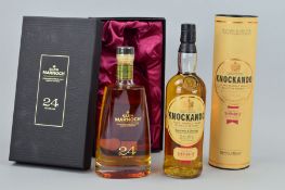 TWO BOTTLES OF FINE SINGLE MALT WHISKY, to include a bottle of Glen Marnoch Highland Single Malt