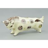 A WEDGWOOD TAURUS ZODIAC BULL, designed by Arnold Machin, printed and impressed marks, length 40cm