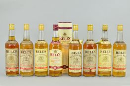 A COLLECTION OF EIGHT BOTTLES OF BELL'S SCOTCH WHISKY, a mixture of imperial or metric measurements,
